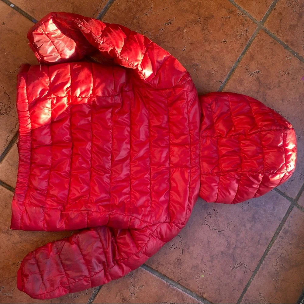 Primary Red Puffer 3T